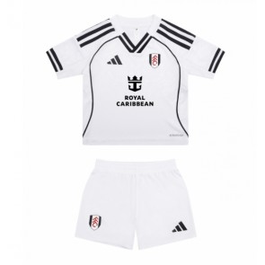 Fulham Domaci Dres za Dječji 2025-26 Kratak Rukavima (+ kratke hlače)